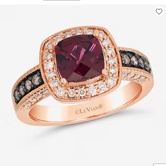 Levian Jewelry - ❌❌SOLD❌❌ Levian Rose Gold and Raspberry Gemstone Ring
